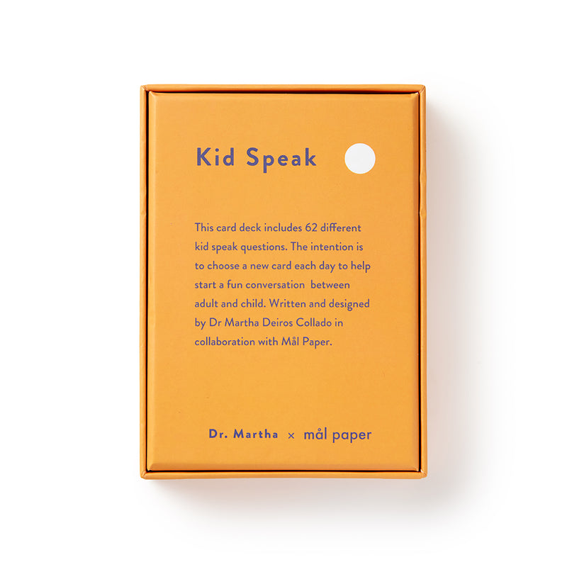 Kid Speak Card Deck