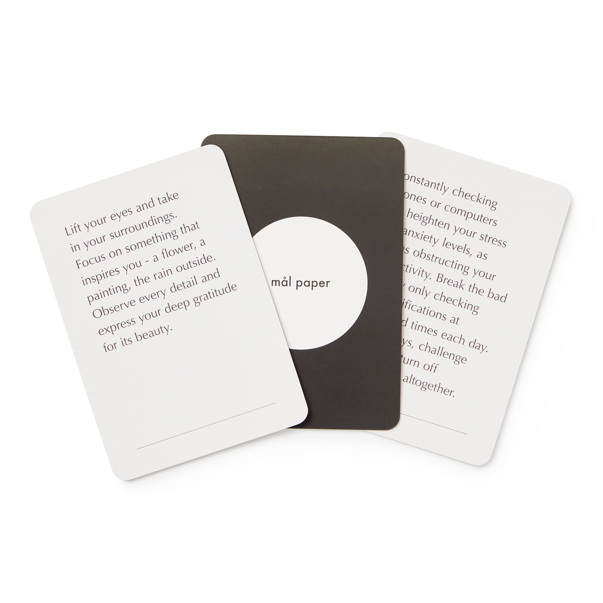 Mindfulness Meditation Card Deck - Gratitude and Mindfulness Gift – Mål ...