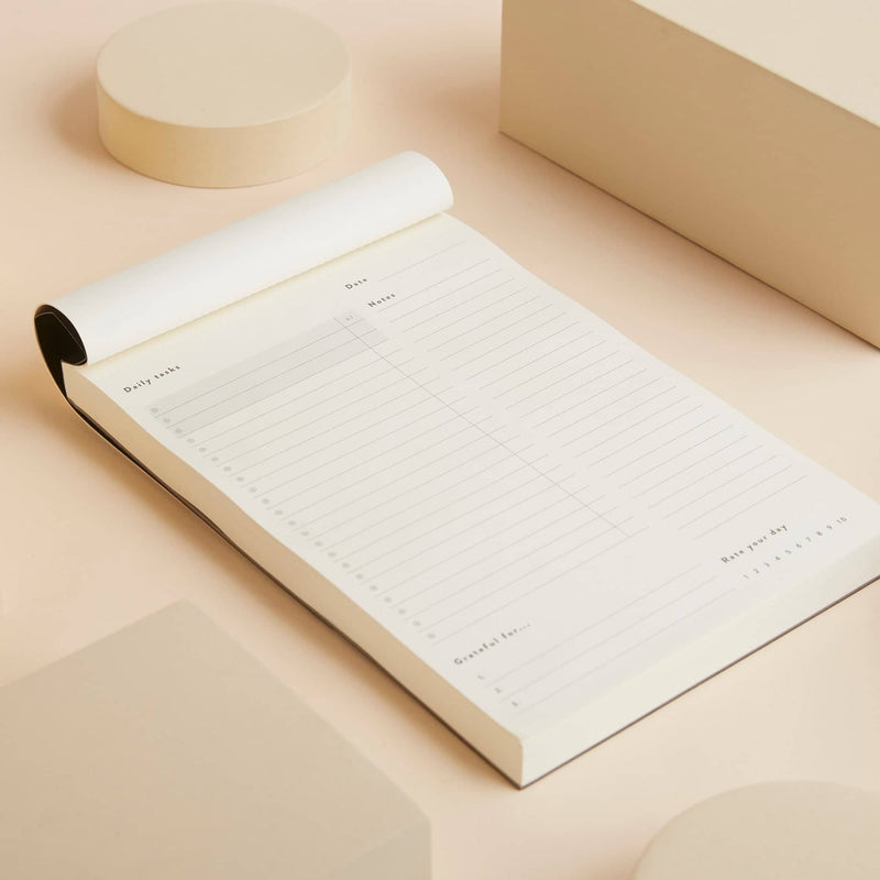 Daily Tasks Planner Pad - A5 Daily Notepad from Mål Paper