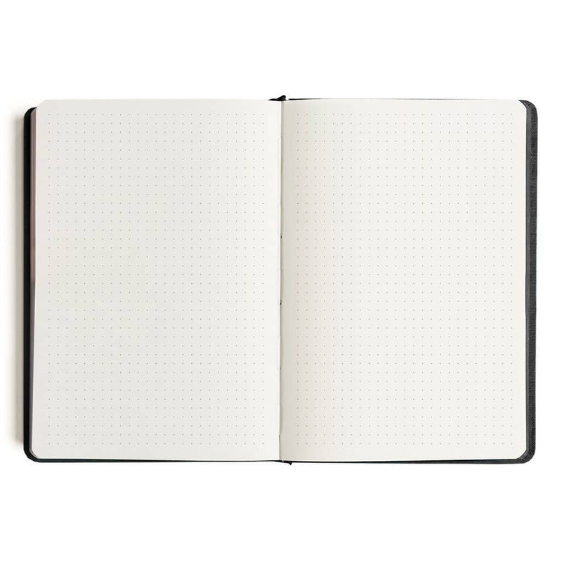 Dot Journal - Black Daily Goal Setter Planner Mål Paper 