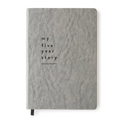 My Five Year Story Journal - grey My Five Year Story Journal Mål Paper 